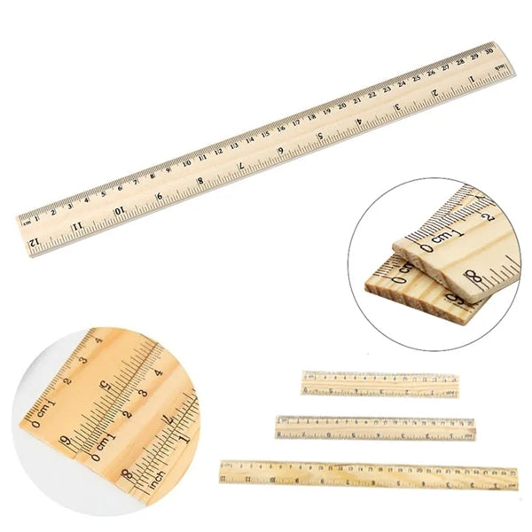 Eco-Friendly Wooden Yardstick Wood Straight Measuring Ruler
