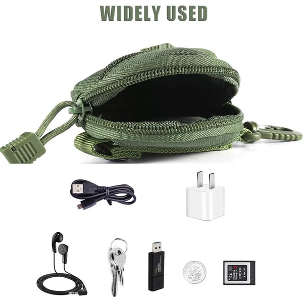 Small Molle Utility Pouch Coin Purse Keychain