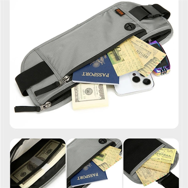 Slim Passport Holder RFID Blocking Travel Pouch