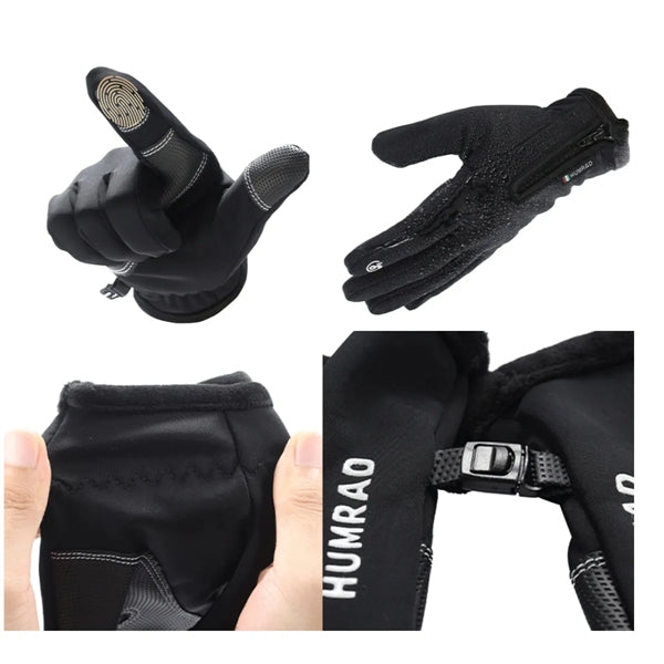 Winter Gloves Touch Screen Finger Waterproof Cycling Riding