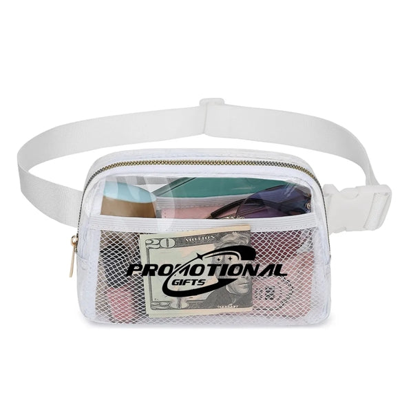 Clear PVC Crossbody Belt Waist Bag