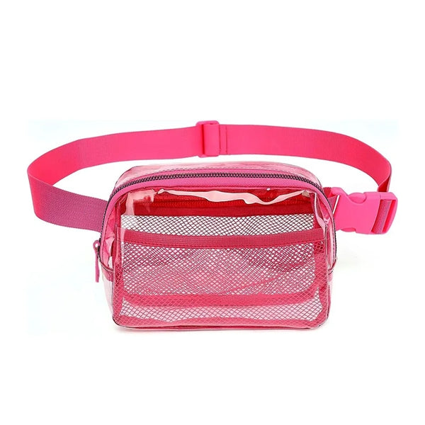 Clear PVC Crossbody Belt Waist Bag
