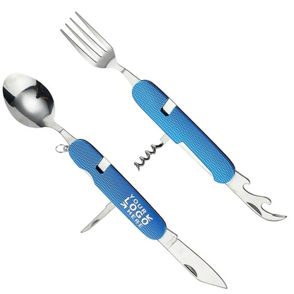 Multifunctional Foldable Knife Fork Spoon