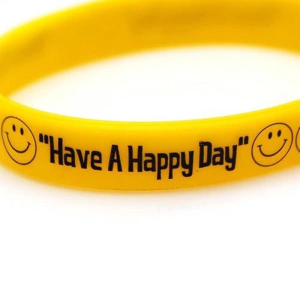 Screen Printed Silicone Bracelets