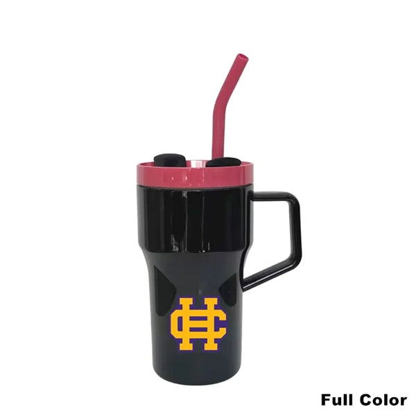 20/40 oz Plastic Tumbler with Handle Straw Lid Tea Infuser