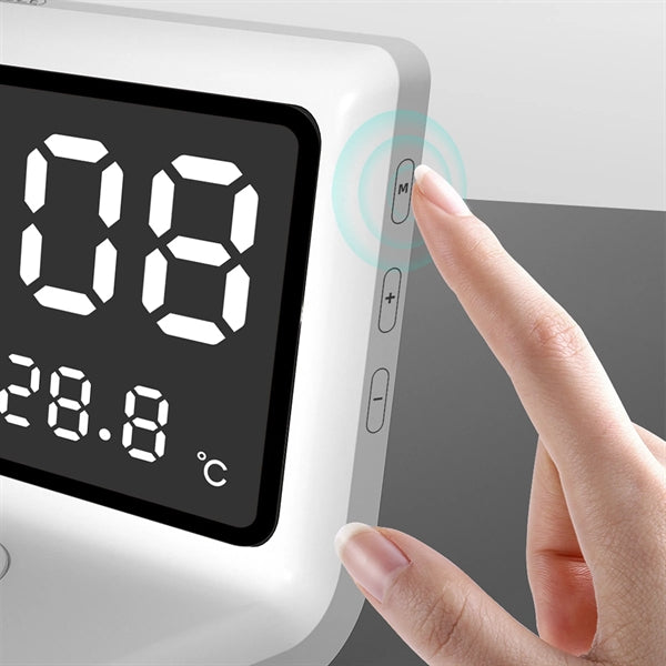 Digital Alarm Clock With Wireless Charging