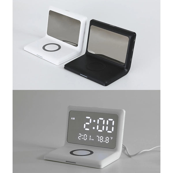 Digital Alarm Clock With Wireless Charging