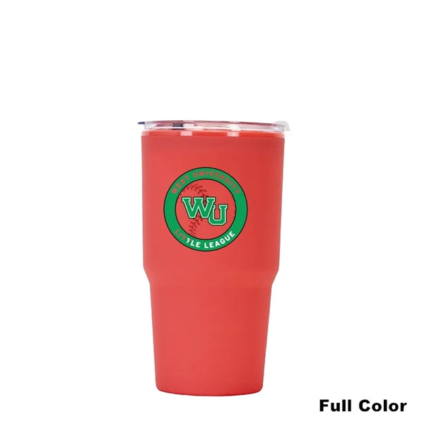 30 oz Insulated Double Wall Travel Plastic Straw Tumblers