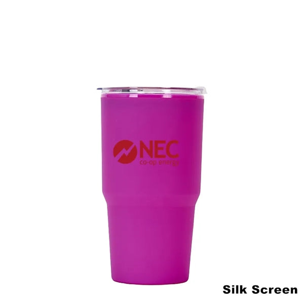 30 oz Insulated Double Wall Travel Plastic Straw Tumblers