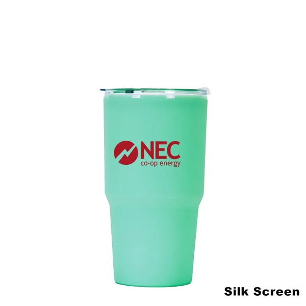 30 oz Insulated Double Wall Travel Plastic Straw Tumblers