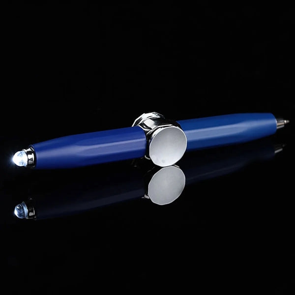 Metal Decompression LED Rotation Ballpoint Pen