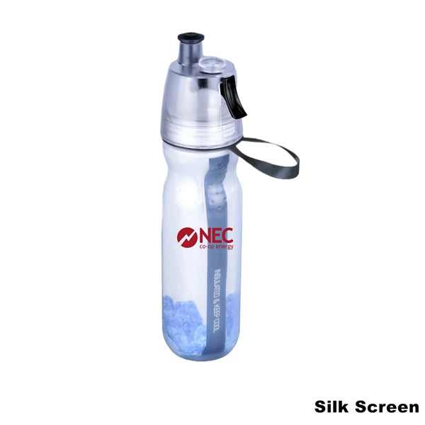 16.9 oz Cycling Portable Water Bottle with Mist Spray