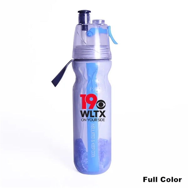 16.9 oz Cycling Portable Water Bottle with Mist Spray
