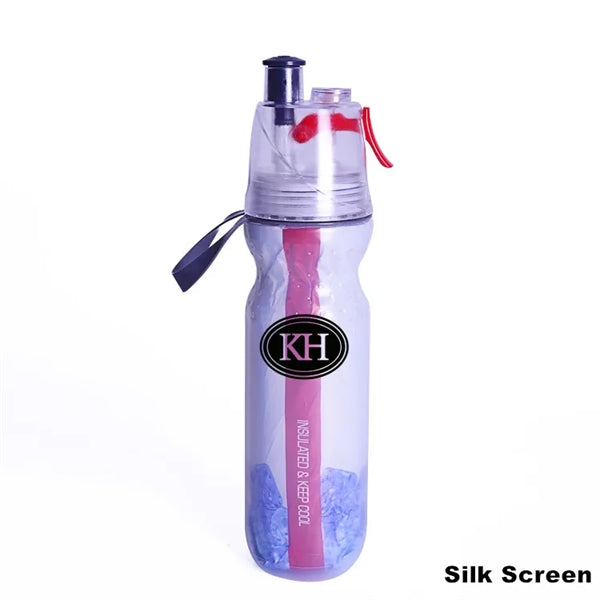 16.9 oz Cycling Portable Water Bottle with Mist Spray