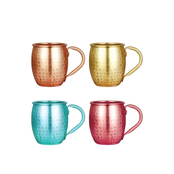 18oz Drum-Shaped Aluminum Wine Mugs