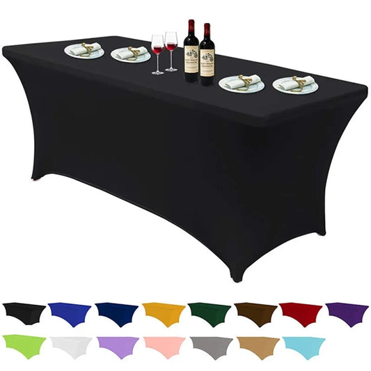 4FT Elastic Stretchable Rectangular Table Cover