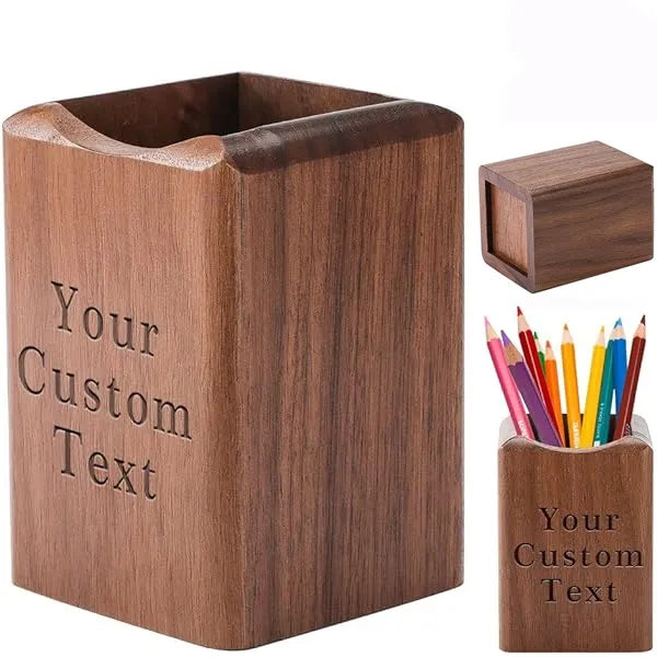 Wooden Pen Holder