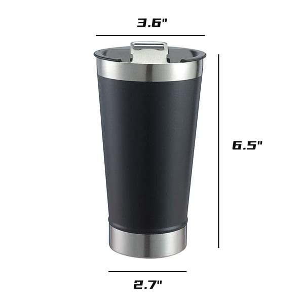 Stainless Steel Insulated Beer Ice Cup with Bottle Opener