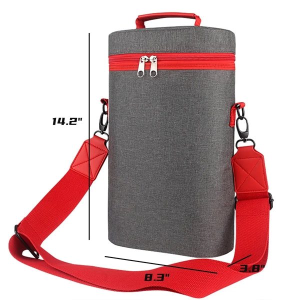 Portable Thickened Aluminum Film Insulated Red Wine Bag