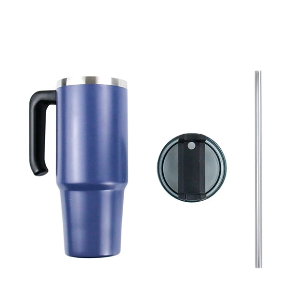 30 oz Stainless Steel Vacuum Double Wall Mug with Handle