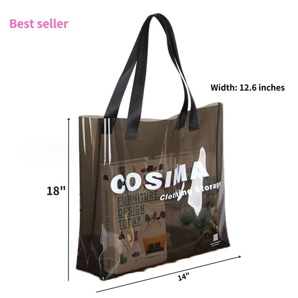 Jelly colorful PVC single shoulder bag