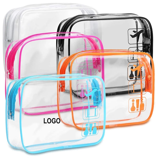 Clear Toiletry Carry Pouch with Zipper
