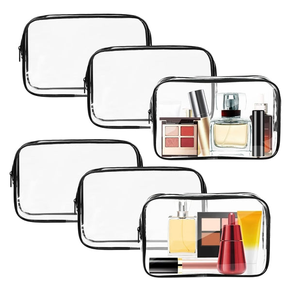 Clear Toiletry Carry Pouch with Zipper
