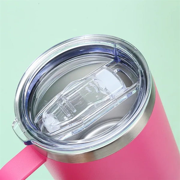 12oz Coffee Mug with Handle & Sliding Lid