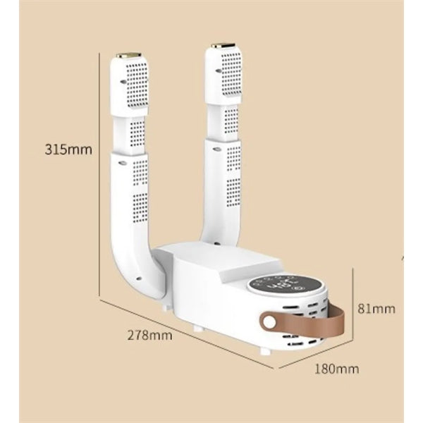 Quick Telescopic Shoes Dryer Folding Design Auto Off Timer