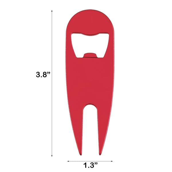 Golf Divot Fixer Tool Bottle Opener