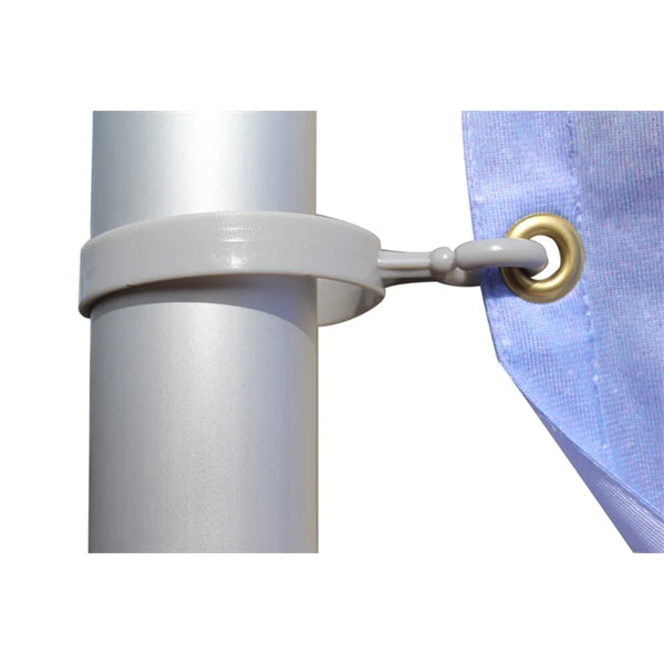 Mondo Flagpole 17ft Stand & Banner -- Double-Sided