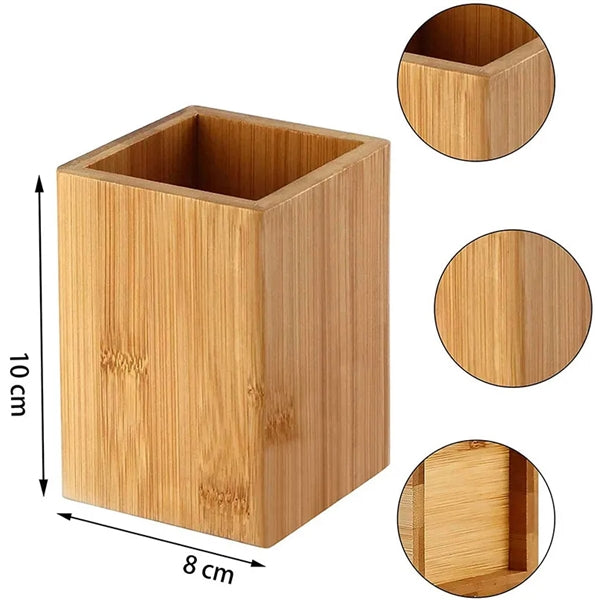 Bamboo Wooden Pencil/Pen Holder
