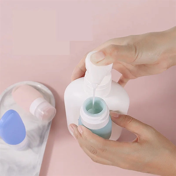 2oz Leakproof Silicone Travel Toiletry Bottle with Clip
