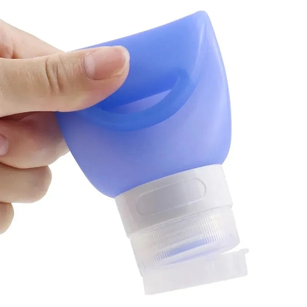 2oz Leakproof Silicone Travel Toiletry Bottle with Clip