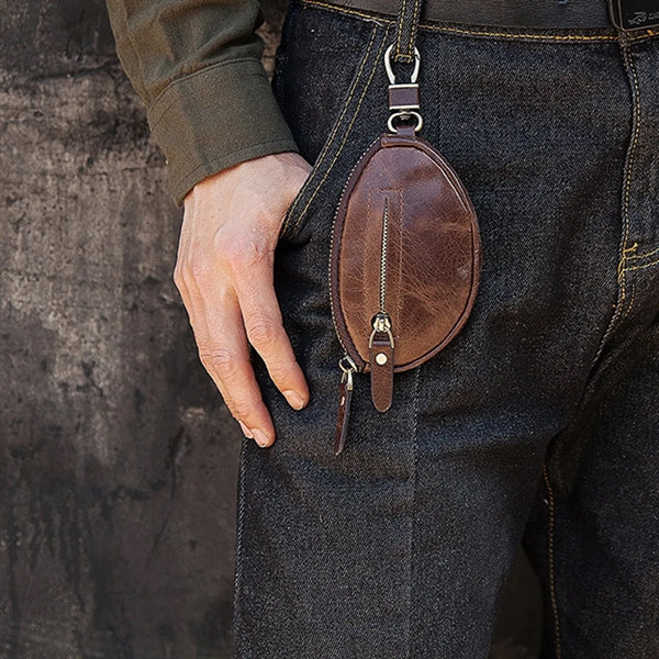 Genuine Leather Car Key Case Wallet