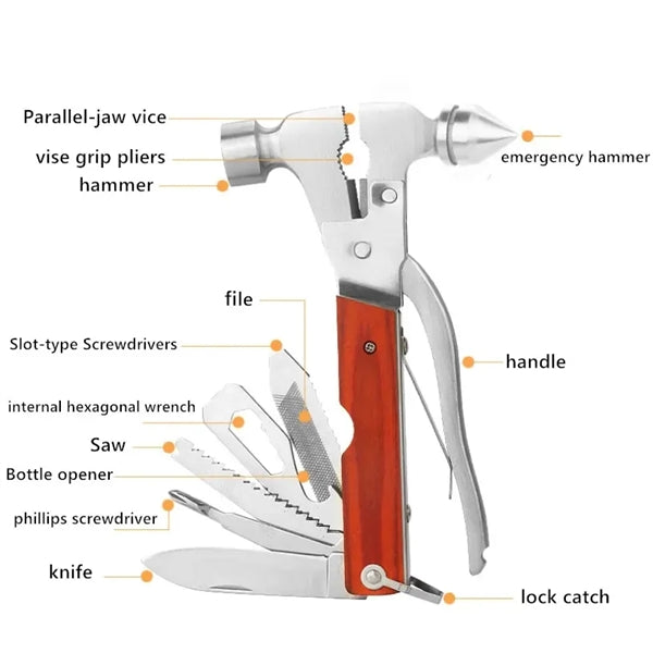 Survival Kits Multitool Safety Hammer