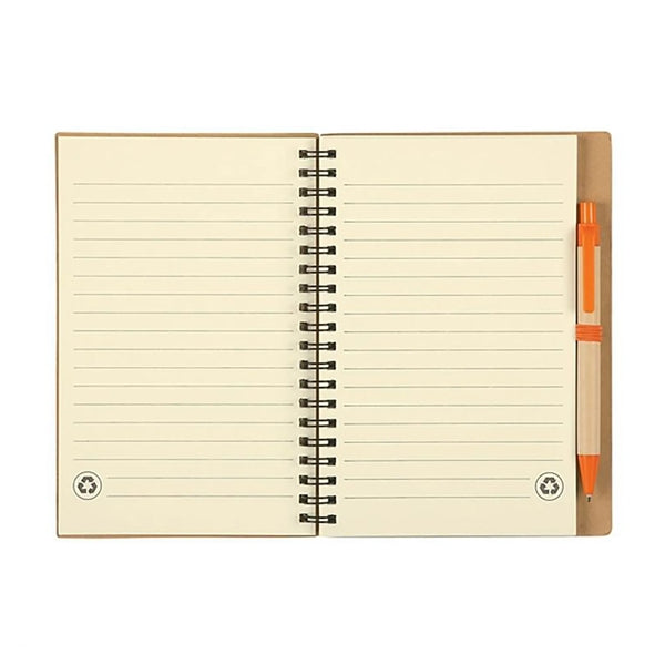 Spiral-Bound Notebook with Pen