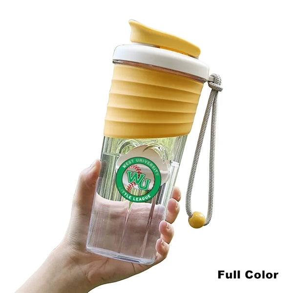 24 oz Leakproof Large Capacity Fitness Protein Shaker Bottle