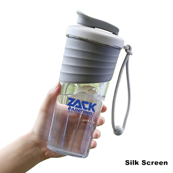 24 oz Leakproof Large Capacity Fitness Protein Shaker Bottle