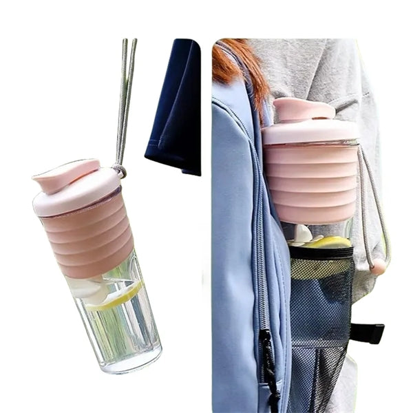 24 oz Leakproof Large Capacity Fitness Protein Shaker Bottle