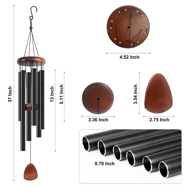 Large Aluminium Wind Chimes