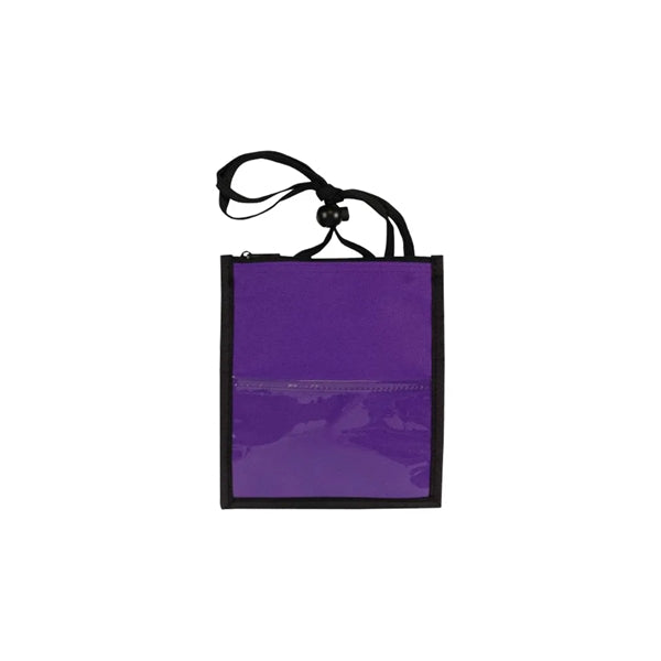 Poly Zipper Badge Holder