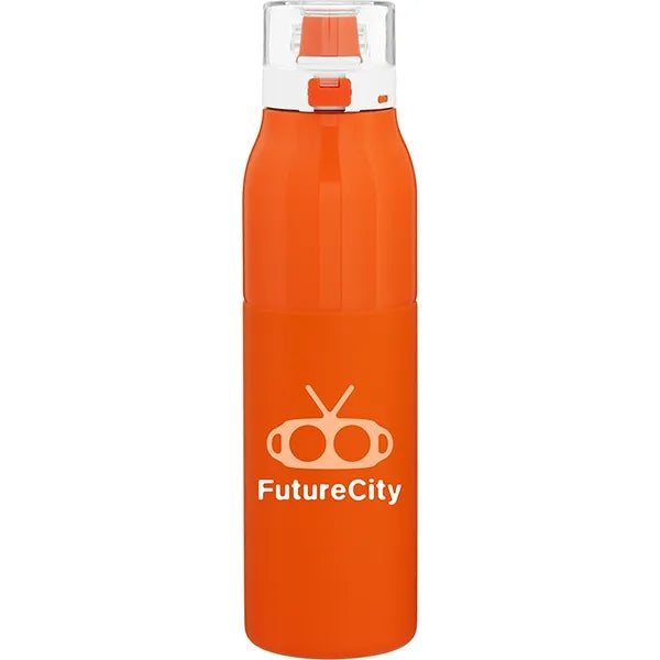 25 oz h2go Vigor Single Wall Stainless Bottle with Handle