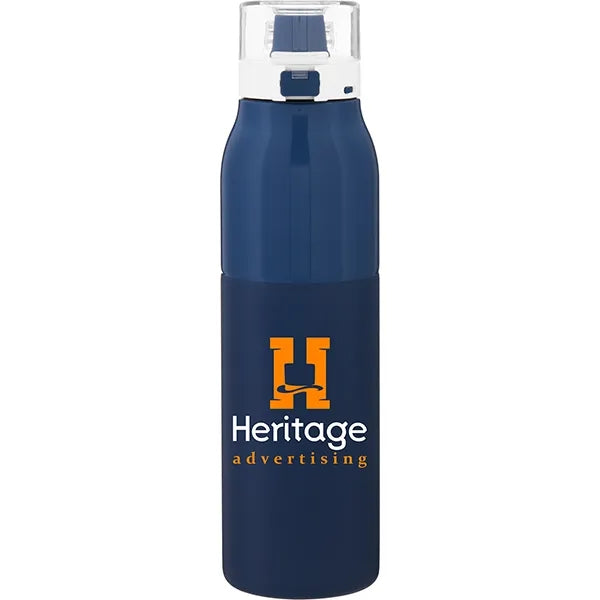 25 oz h2go Vigor Single Wall Stainless Bottle with Handle