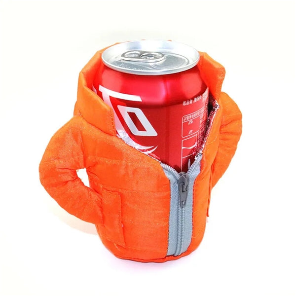 Puffy Beverage Jacket Insulated Can Cooler