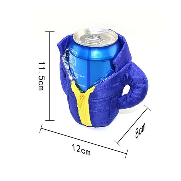 Puffy Beverage Jacket Insulated Can Cooler