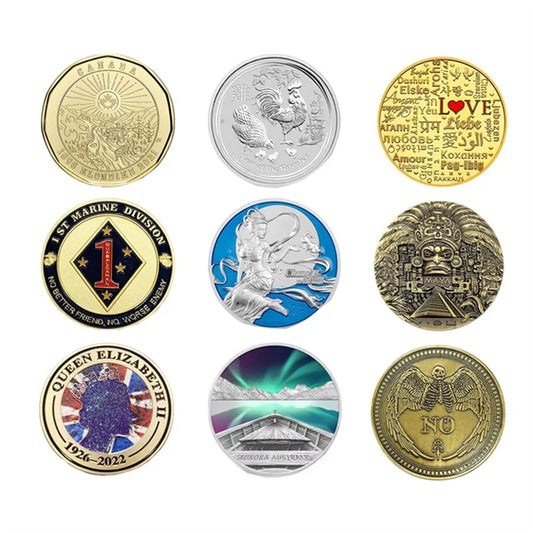 Aluminum Silver Die Struck Token