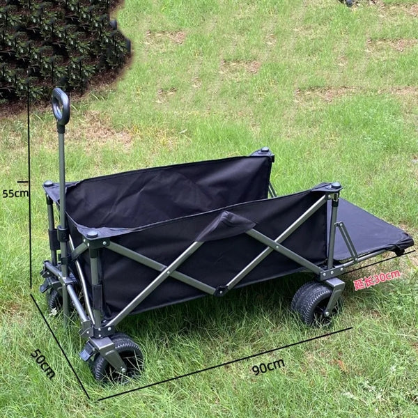 Camping Park Wagon Cart with Aluminum Table Plate