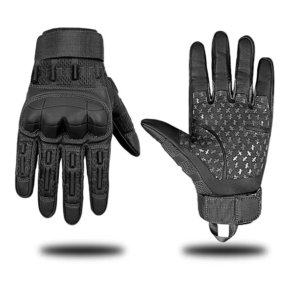 Tactical Men Full Finger Gloves Sports Touch Rubber Shell