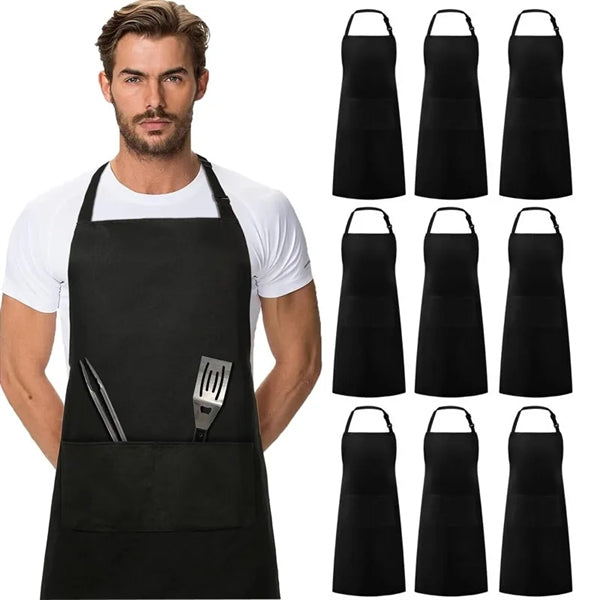 Adjustable Bib Apron Waterproof Resistant